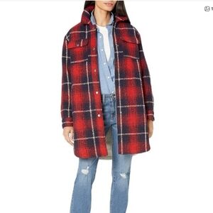 Levi's Red Plaid Utility Jacket